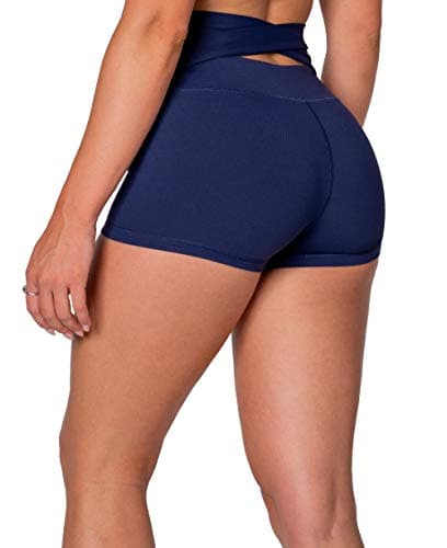 Kamo Fitness High Waist Athletic Yoga Shorts Tummy Control Workout Running