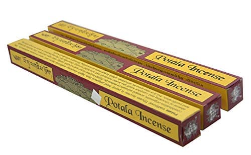 Tribe Azure Potala 3 Pack Large Tibetan Healing Incense Traditional (Potala Tibetan Incense Large 3 Pack)