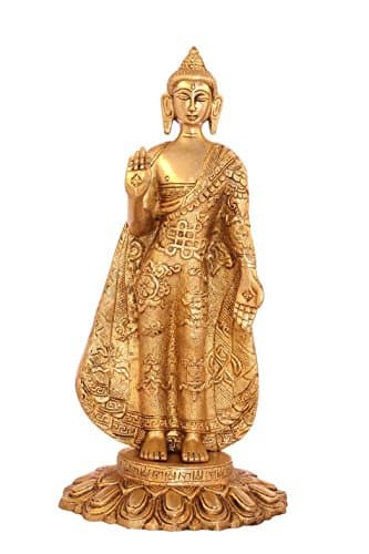 Statuestudio Brass Bronze Antique Buddha Statue