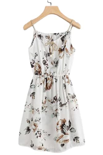 Loftic Fab Women's Polyester Western Dress (Pink)