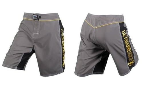 Dethrone Royalty Anticrown Fight MMA Shorts (Grey/Black, size 38)
