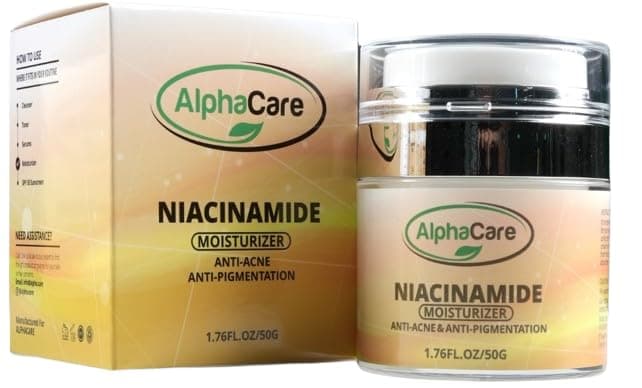 AlphaCare All Skin Types niacinamide Brightening Face Moisturizer 50gm | Dark Spots And Uneven Skin Tone | Niacinamide Moisturizer | Niacinamide Face Moisturizer | Moisturizer