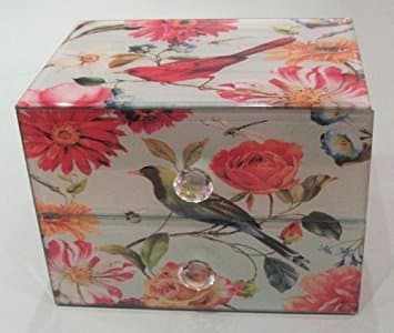 Accents by Jay Notion Jade Flower 2-Drawer Jewelry Box