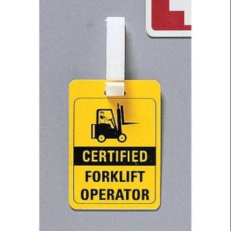 ELECTROMARK Certified Fork Operator ID Badge