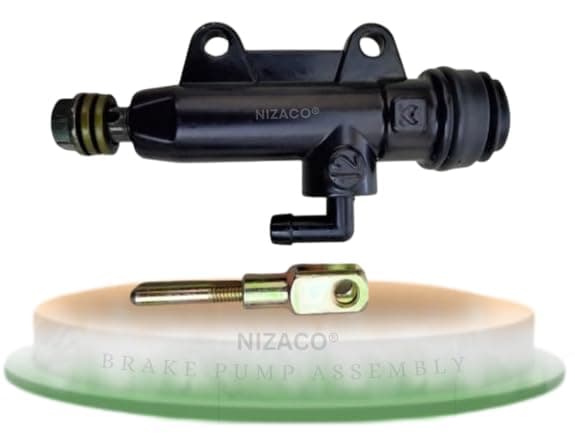 Bullet Rear Disc Brake Pump Assembly Rear Master Cylinder Compatible for Bullet Classic Standard Electra Thunderbird 350cc & 500cc Bs4 Bs6