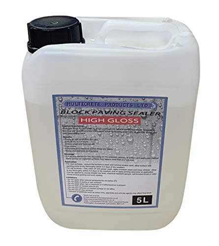Block Paving Sealer - High Gloss Finish Block Paving Seal Sealant (5 litres)