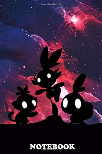 Notebook: Grookey Scrobunny Sobble Of Pokemon , Journal for Writing, College Ruled Size 6" x 9", 110 Pages