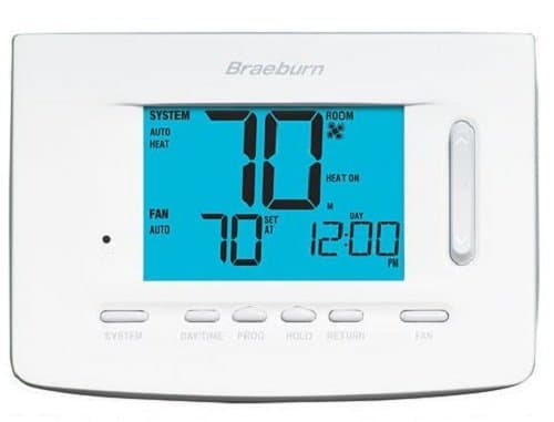 BRAEBURN 7320 Universal Smart Thermostat, Wi-Fi Programmable, 3H/2C