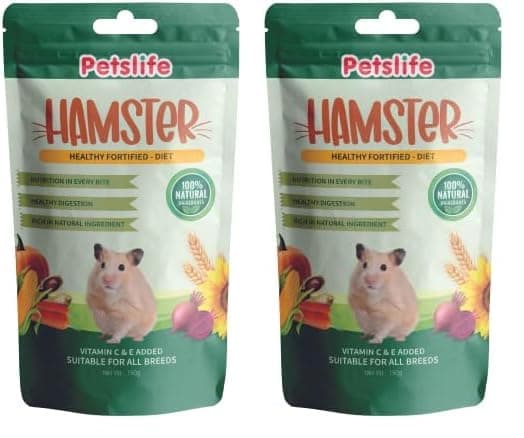 - Hamster Food 150 Gm (Pack of 2,Adult,Pellet)