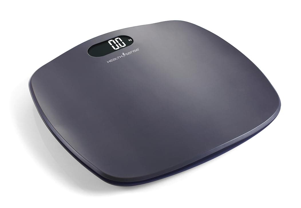 HealthSense Ultra-Lite PS 126 Digital Personal Body Weight Scale with STEP-On Technology (Grey)