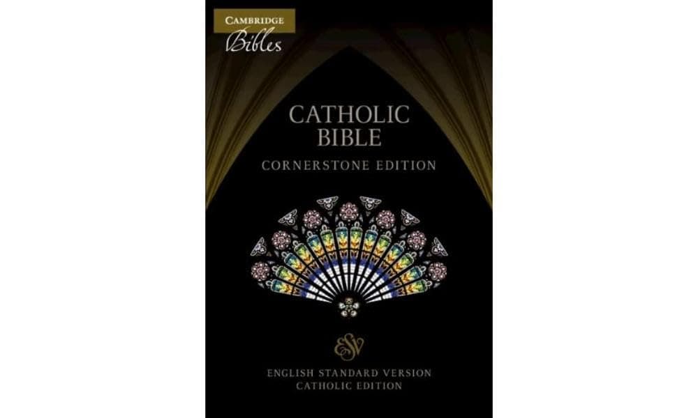 Esv-CE Catholic Bible, Cornerstone Edition, Black Imitation Leather, Esc662: T