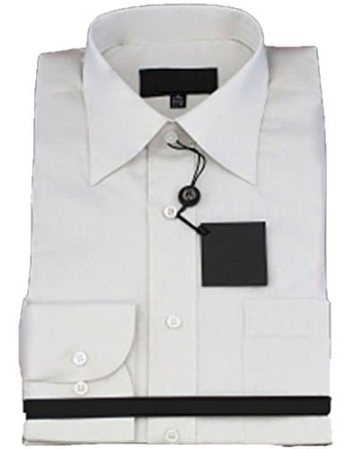 Formal Dress Shops Mens Dress Shirt 14/14.5 32/33 White