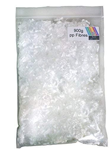 900g Bags x 19mm Polyproylene (pp) Fibres for Concrete and Screed Reduces Shrinkage and Cracking