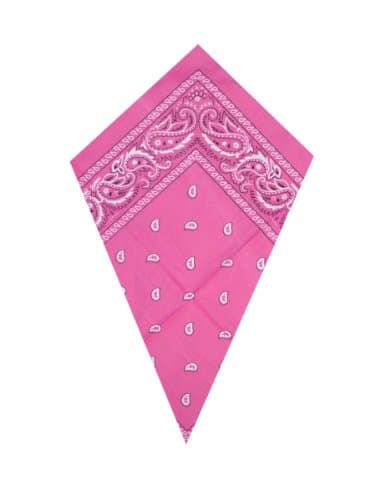 Bandanas Pink Paisley Head Scarf