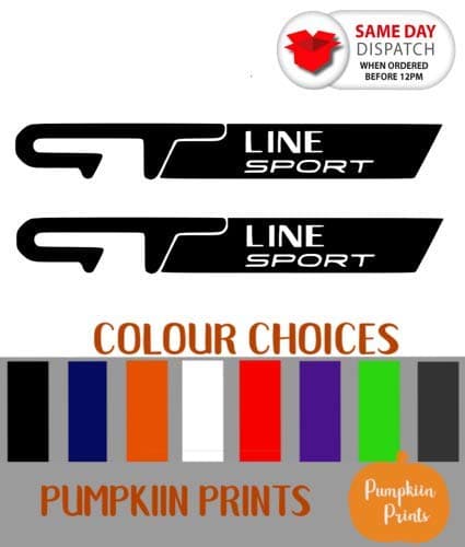 Pumpkiin Prints Renault GT Line Sport decal sticker badge Vinyl Tourer Clio Megane X2