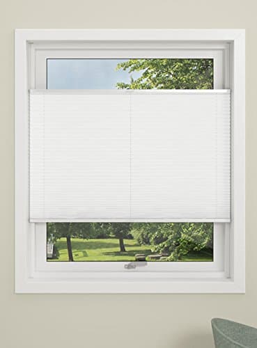 DEBEL Pleated Blind, Flex, Fabric, White, 100 x 130 cm