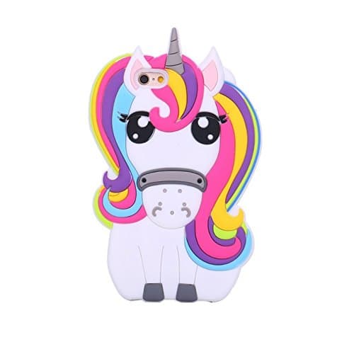 eHenZ® ™ Unicorn 3D for iPhone 7,7+,6,6+,5 … (Cute iPhone 5/5s/5c, Rainbow)
