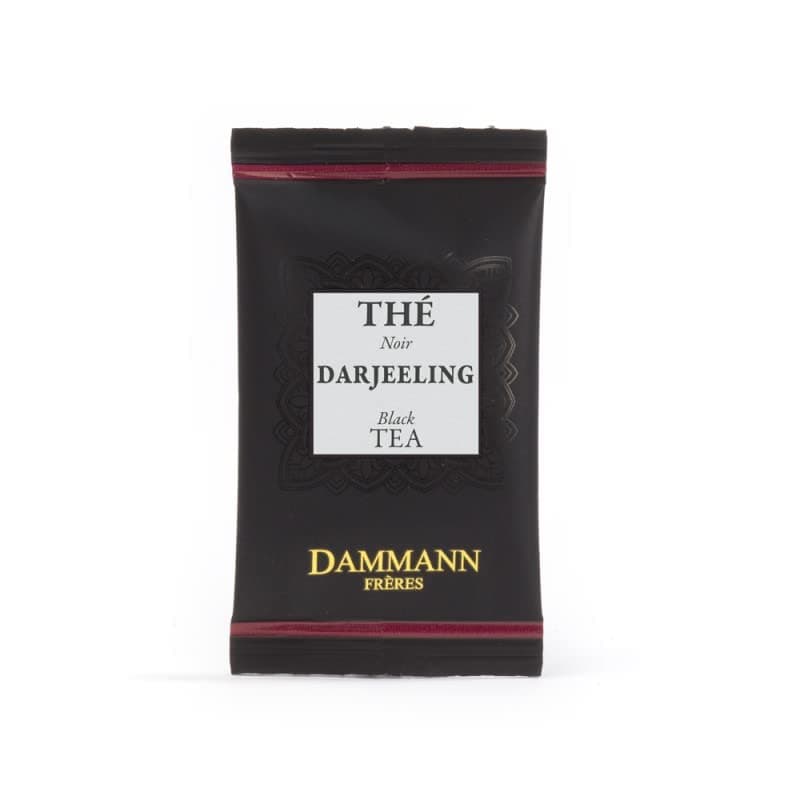 Darjeeling Supérieur G.F.O.P. Black Tea, from India, Box of 24 Enveloped Cristal® Teabags, Dammann Frères