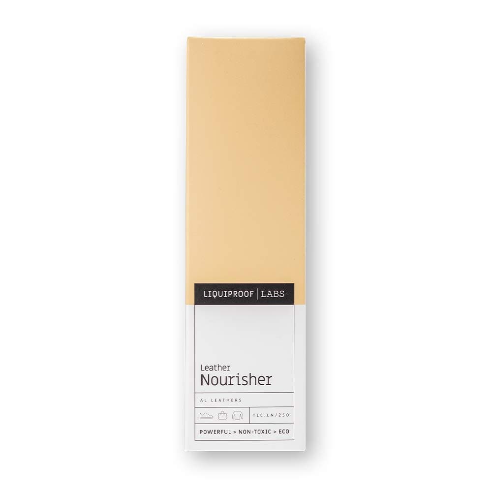 LABS Leather Nourisher 250ml. 2-in-1 cleaner and conditioning creamy lotion for leather handbags, shoes, trainers and sneakers. Contains beeswax. Cleans all leather goods.