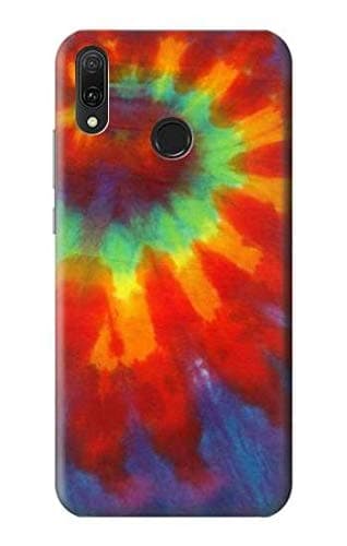 R2985 Colorful Tie Dye Texture Case Cover for Huawei Y9 (2019)