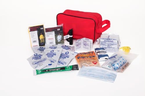Perfect Small Survival Kit Containing Emergency Items to Survive 72 Hours After Disaster