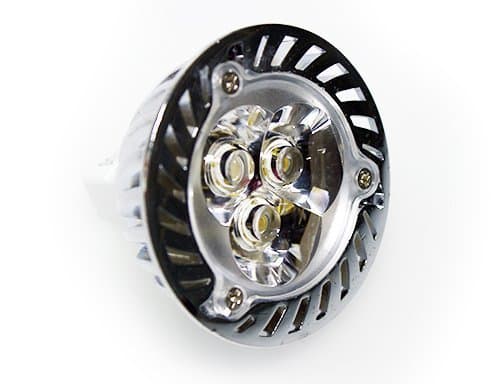 10 x MR16 3X1W Hi-Power LED Cool White Spotlight Light Bulb (pk10)