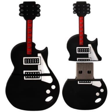 SunnySeason 32GB Novelty Cute Guitar USB 2.0 Flash Drive Data Memory Stick Device