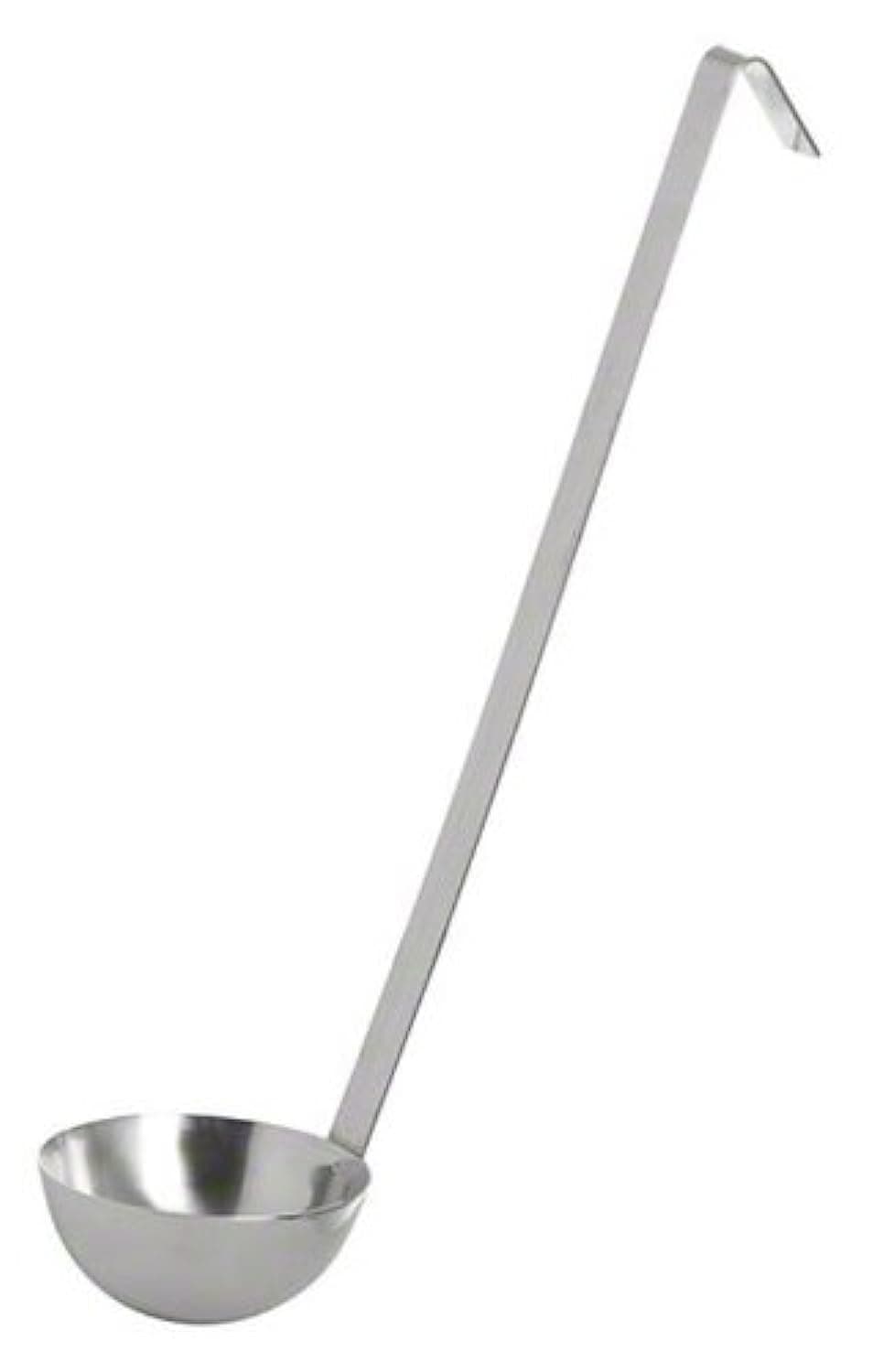 L215 LADLE, Stainless Steel, Two-Piece, 1.5 OZ Capacity, 7" L Handle