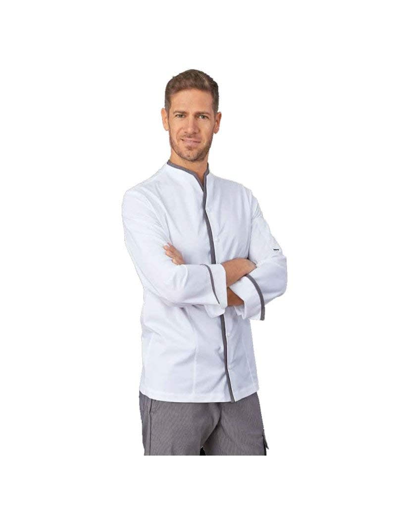 Chef Jacket for Men White Japanese Style - Victor by Siggi