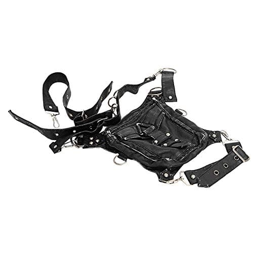 Gear Duke Steampunk Waist Bags Goth Hip Holster Waist Bags PU Leather Women Bags