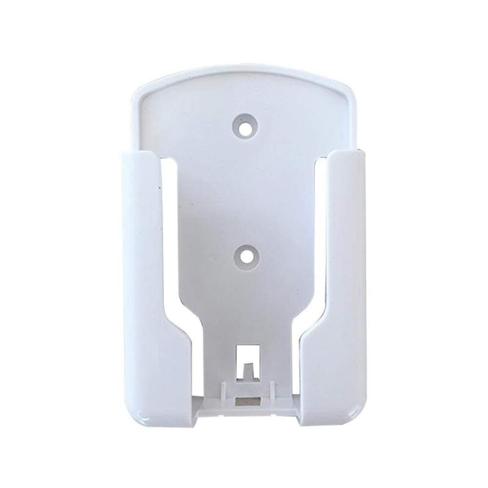 Remote Holder Wall Mount Media Controller Organizer White Plastic Storage Box