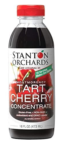 Stanton Orchards Montmorency Tart Cherry Juice Concentrate - 100% Pure All Natural Unsweetened Juice Concentrate - Natural Antioxidants - No Added Sugar or Preservatives - 16 Fl Oz Pack of 1
