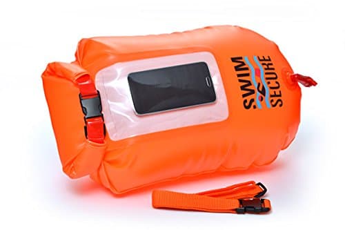 Chillswim Swim Secure Dry Bag with Window Pocket - Safer Open Water Swimming High Viz