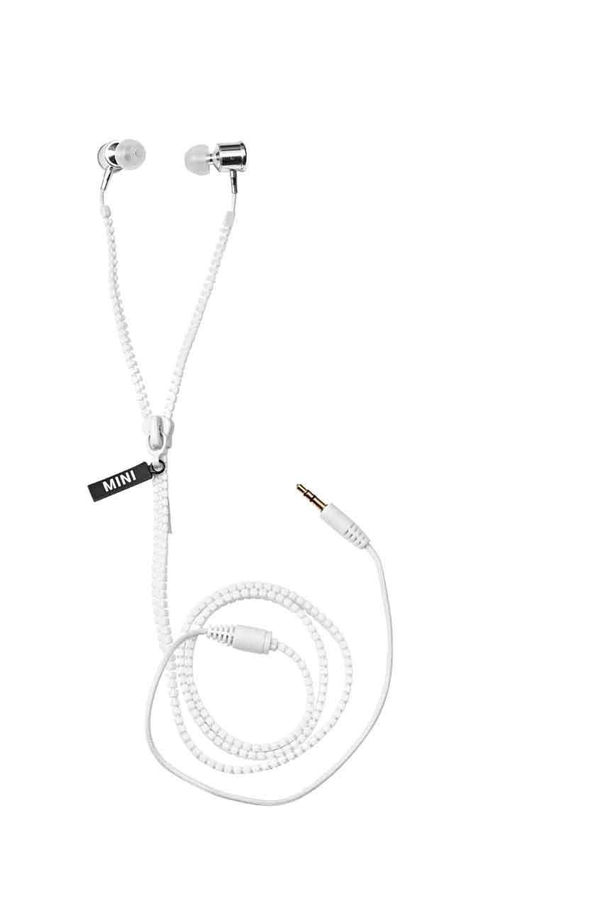 MINI Genuine In-Ear Headphones Zip Earphones Earbuds White 80292345765