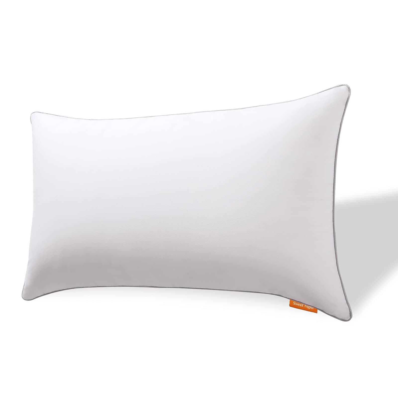 Bed Pillow 1 Pack- Neck Pillow For Sleeping,Hotel Quality Pillows For Side Stomach And Back Sleepers，48 X 74 cm(1 Pack), White