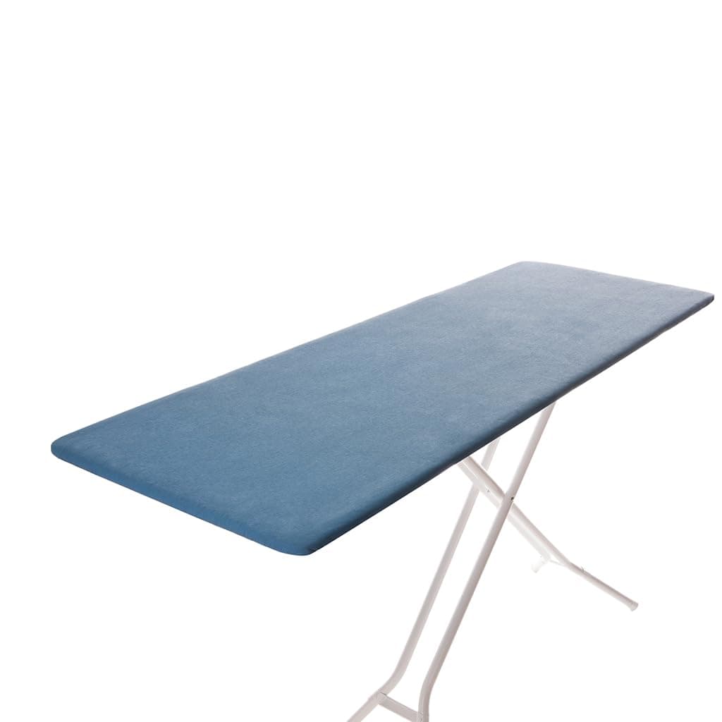 TIVIT Rectangular Ironing Board Cover for Sullivans Better Board - Titanium Metallic Coating, Thick Padding, Scorch Resistant, Elastic Edge, 59x22, Made in Italy