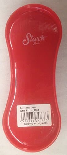 STAR BRUSH Pet Horse Grooming Brush Works Like Magic (Red)