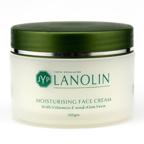 JYP New Zealand Lanolin Moisturizing Face Cream with Vitamin E and Aloe Vera, 100g by JYP New Zealand