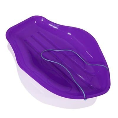 Mad Dash Stingray Witner Snow Plastic Sledge - Purple