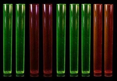 Disposable Party Neon Coloured Plastic Test Tube Shot Glasses 35ml 10/Pack