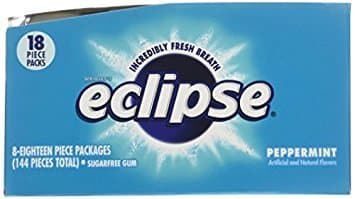 Eclipse Peppermint Sugar Free Gum 18 ct