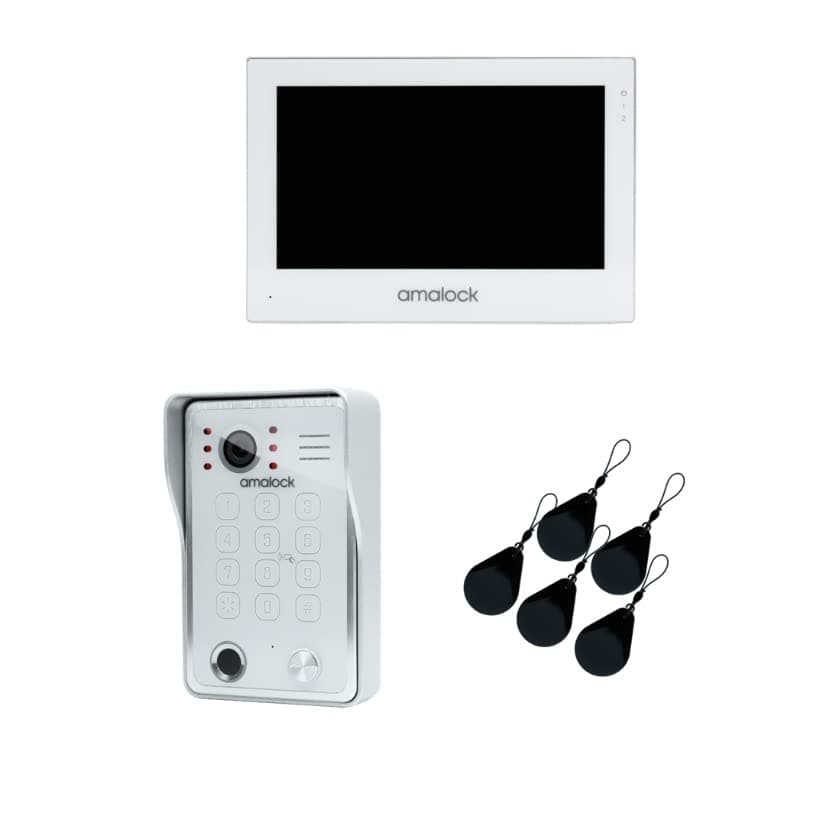 SV2 Smart Video Entry Kit Surface with Keypad Designed to Communicate Directly to Your Mobile Devices Using Wireless Wi-Fi