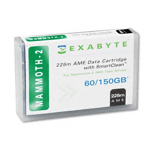 Tandberg Data SmartClean Mammoth-2 225m AME Tape Cartridge - Mammoth Mammoth-2 - 60GB (Native) / 120GB (Compressed) - Exabyte 00558