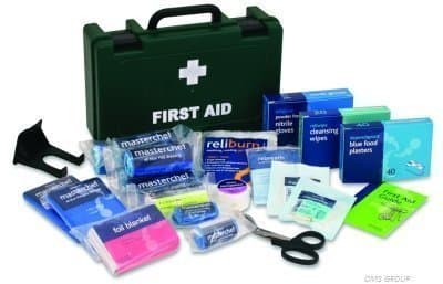 REL672 BS8599-1 Small Catering Kit in Green Durham Box - inc bracket 18cmH x 27cmW x 9cmD x 1 by Nightingale ursing supplies