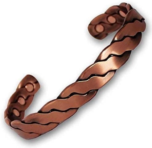 MnB Magnetics Pure Copper Magnetic Bracelet in Woven Design