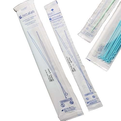 Deltalab 302743 Sterile Calibrated Loop, 1 µL, Individual Flow Pack (Pack of 1200)