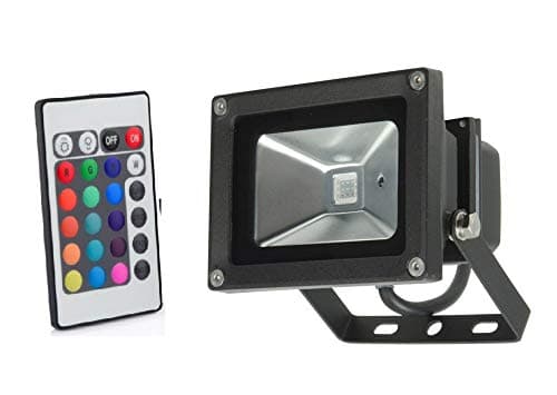 Glitz Metal LED Flood Light for Outdoor Ip65, Decorative, Party and Garden Light (RGB, 10W)