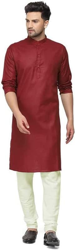 Men Cotton Regular Kurta