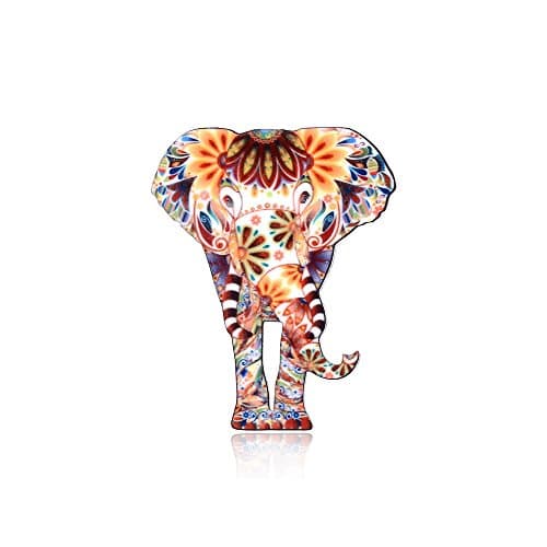 MISSU JEWELLRY Vintage Flowers Print Cats Brooch Pin Animals Acrylic Brooches Colorful Unisex Dress Collar Decorations Badge Jewelry