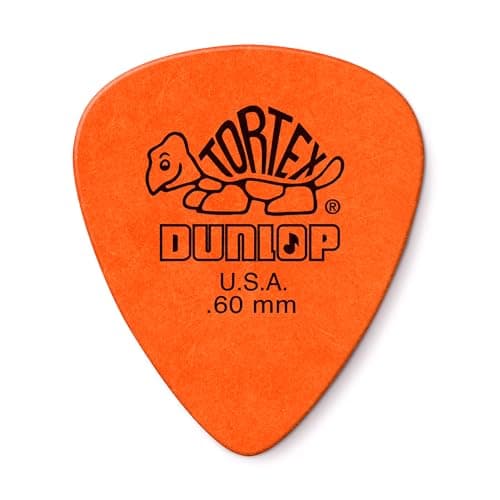 Dunlop Tortex Standard .60mm Orange Guitar Pick - 12 Pack